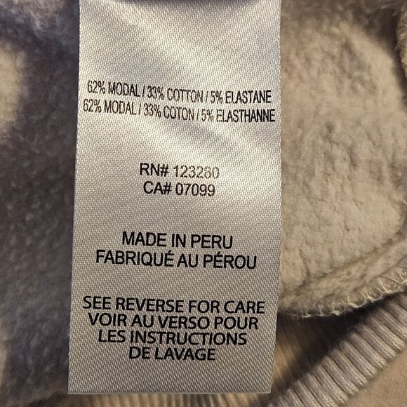 TravisMathew Mens Large Hoodie Sweatshirt Light Gray Modal & Cotton - Picture 6 of 10